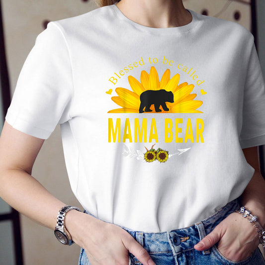 Mother Day, Mamabear Shirt, Blessed To Be Called Mamabear T-shirt, For Mom From Son, Present For Mother Day, Mother In Law Mothers Day Gifts