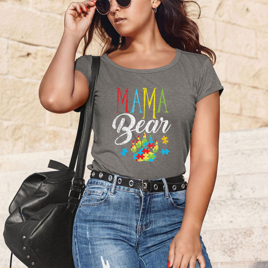 Mother Day, Mamabear Shirt, Mama Bear Puzzple T-shirt, For Mom And Mother In Law, Mother Day Gifts, Mother In Law Gifts From Son In Law