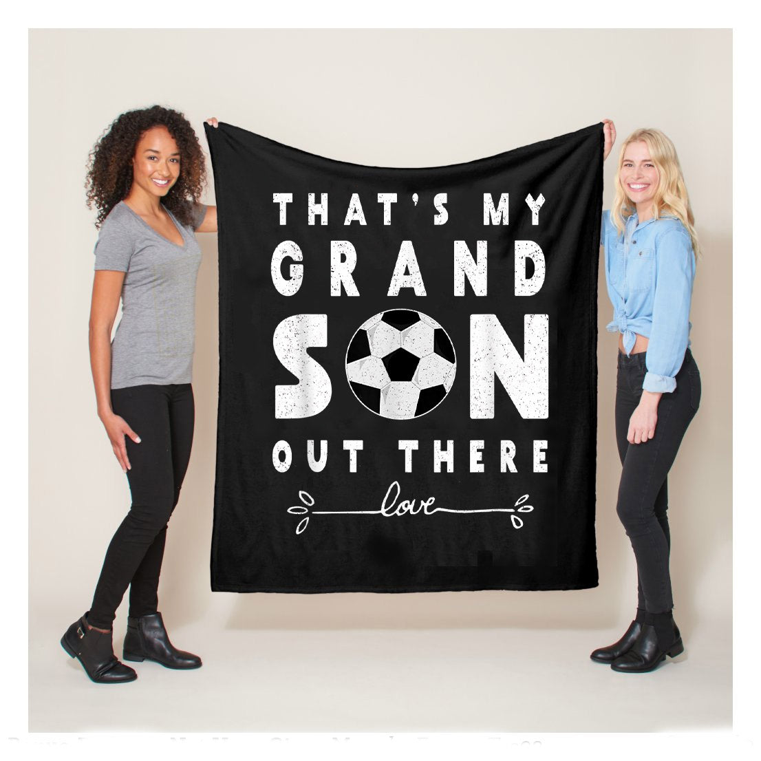 Thats My Grandson Out There Soccer Sherpa Blanket,  Soccer Blankets, Soccer Gifts, Happy Fathers Day Gift Ideas For Grandpa