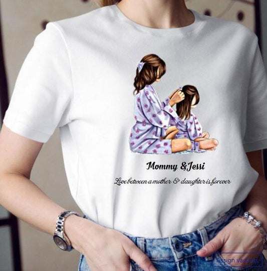 Mother's Day Mother And Daughter T Shirt For Mom, Cotton Shirt, Custom  Gifts For Mom From Daughter Meaningful, Personalized Gifts For Mom