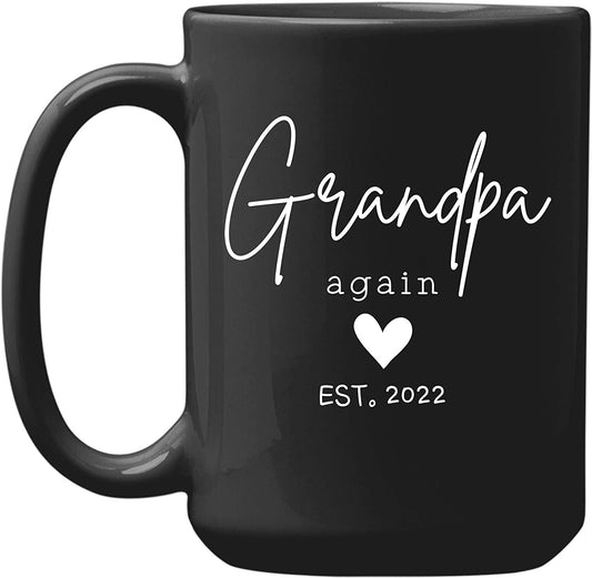 Grandparents Again, Papa Again Mug, Grandpa Mug, Grandpa Announcement Gifts, You’re Going To Be A Grandpa, Going To Be A Grandpa, Promoted To Grandpa, Pregnancy Announcement Mug