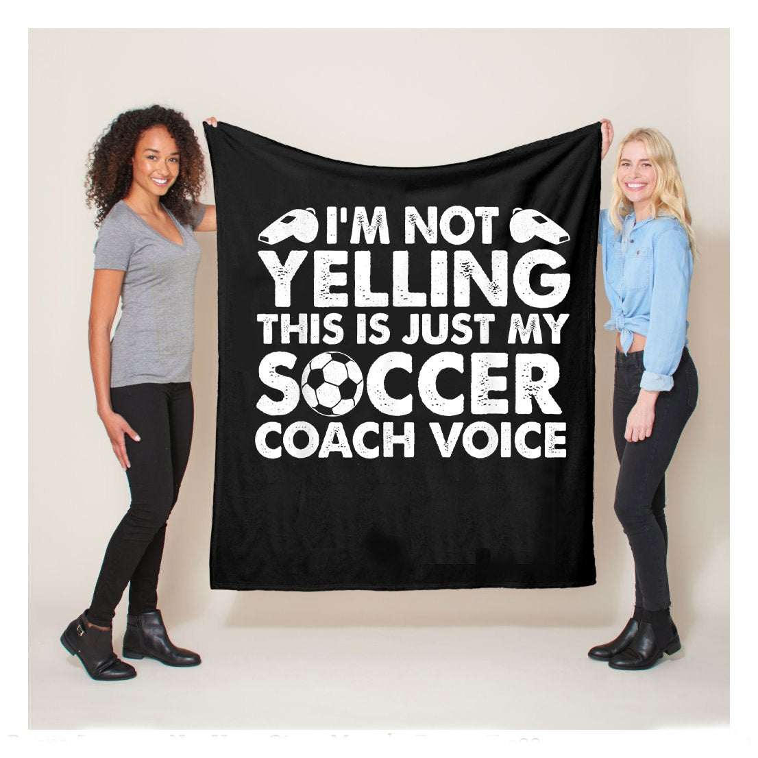 Im Not Yelling This Is Just My Soccer Coach Voice Mom Dad Fleece Blanket,  Soccer Blankets, Soccer Gifts, Happy Fathers Day Gift Ideas For Dad