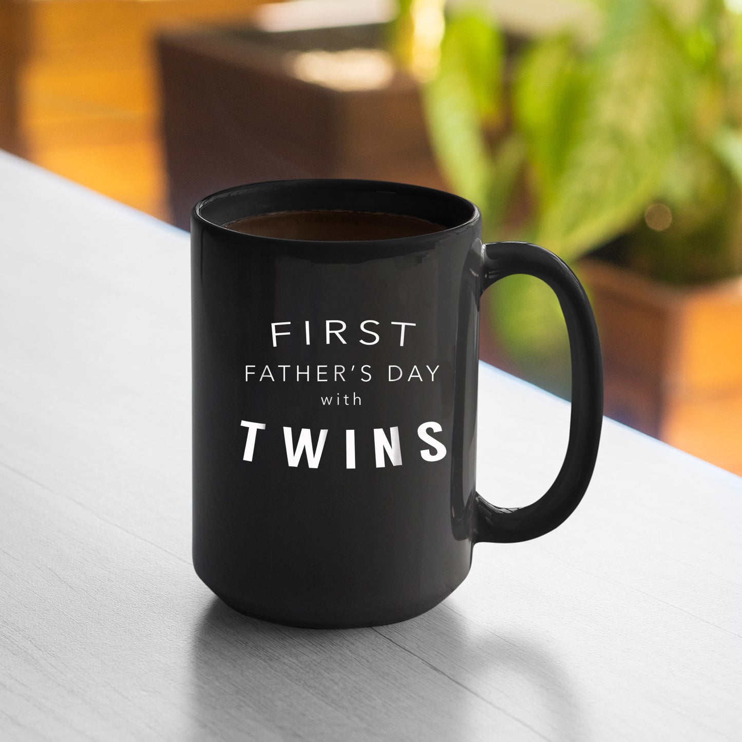 First Fathers Day Mug First Fathers Day with Twins  Gift for Dad of Twins Mug , 11oz or 15oz, Happy Fathers Day Gift Ideas For Dad