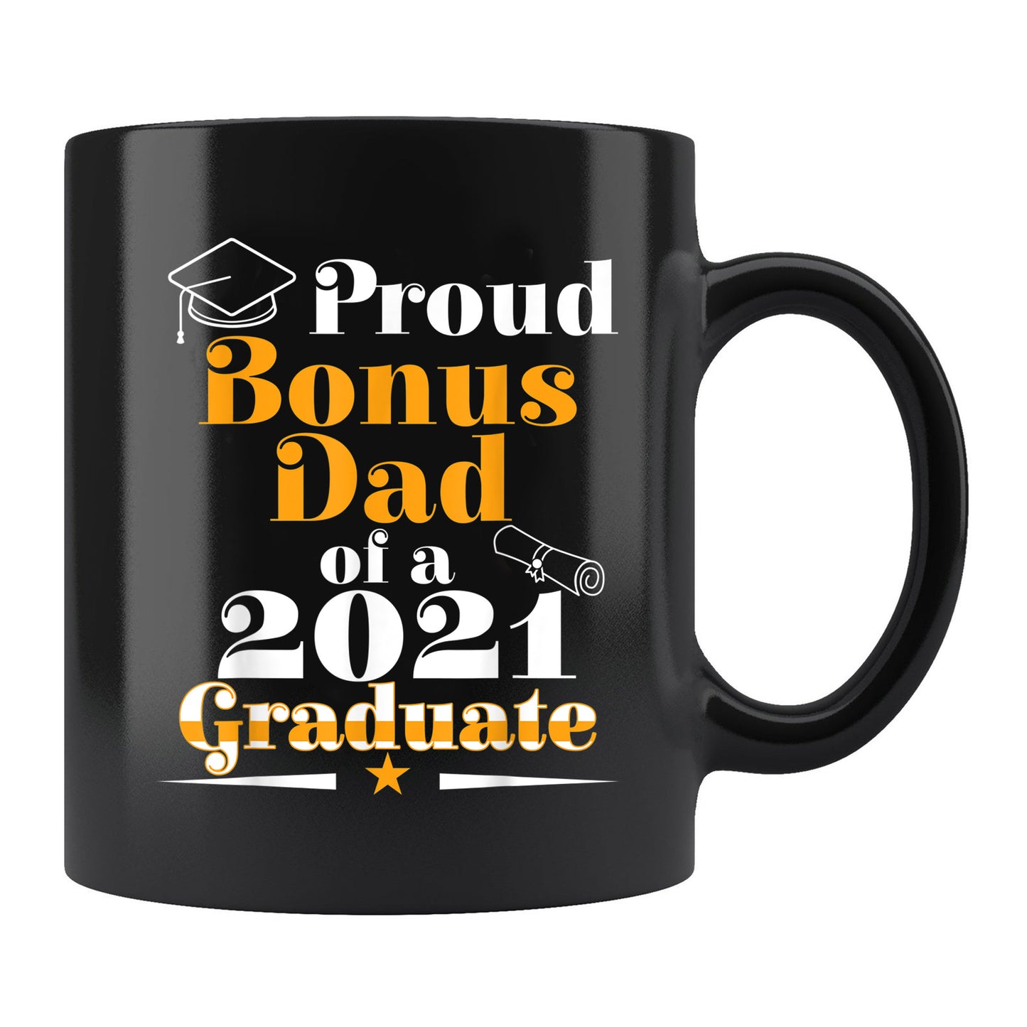 Bonus Dad Mug I Have Two Titles Dad And Bonus Dad And I Rock Them Both Mug , 11oz or 15oz, Happy Fathers Day Gift Ideas For Dad