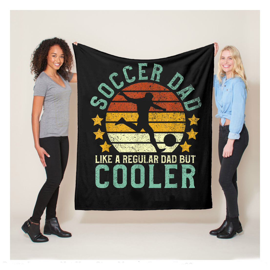 Soccer Dad Just Like Normal Dad Soccer Dad Tee Fleece Blanket,  Soccer Blankets, Soccer Gifts, Happy Fathers Day Gift Ideas For Dad