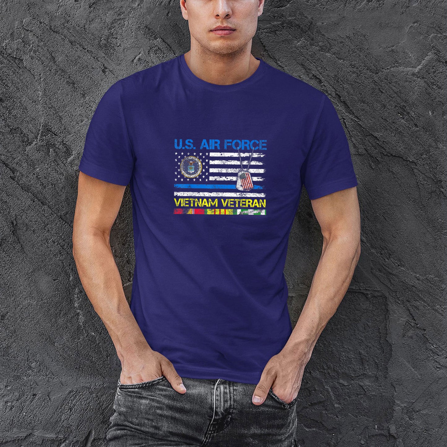 Memorial Day 2021 Vietnam Veteran T Shirts, Men US Air Force Vietnam Veteran USAF Veteran Flag Vintage T shirt For Men, Cotton Shirt, Air Force Memorial Shirt, Usaf T Shirt