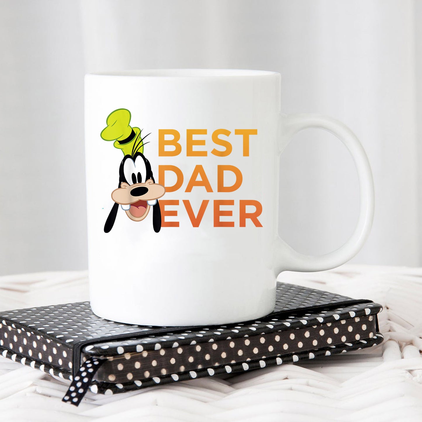 Best Dad Ever Mug Mens Disney Mickey And Friends Fathers Day Goofy Best Dad Ever Mug , 11oz or 15oz, Happy Fathers Day Gift Ideas For Dad