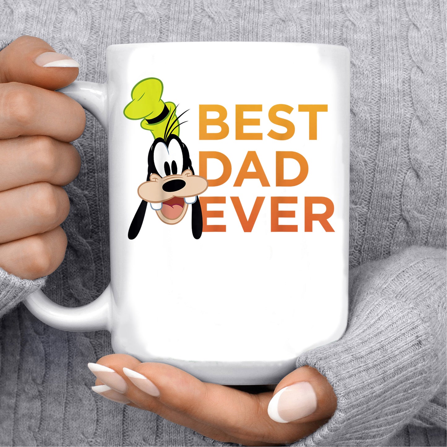 Best Dad Ever Mug Mens Disney Mickey And Friends Fathers Day Goofy Best Dad Ever Mug , 11oz or 15oz, Happy Fathers Day Gift Ideas For Dad