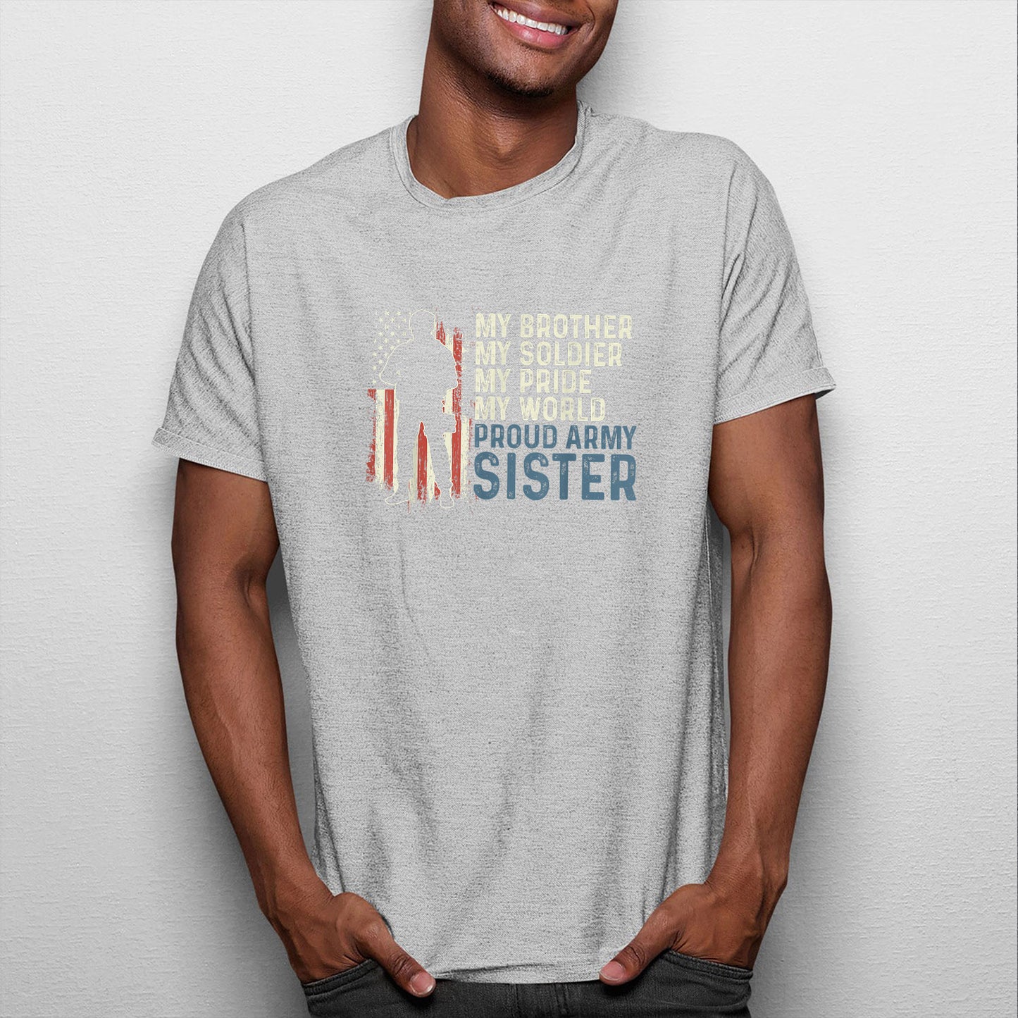 Memorial Day 2021 Proud Sister Of A Us Marine Shirt, My Brother My Soldier Hero Proud Army Sister Women Shirt For Men, Cotton Shirt, Air Force Memorial Shirt, Usaf T Shirt