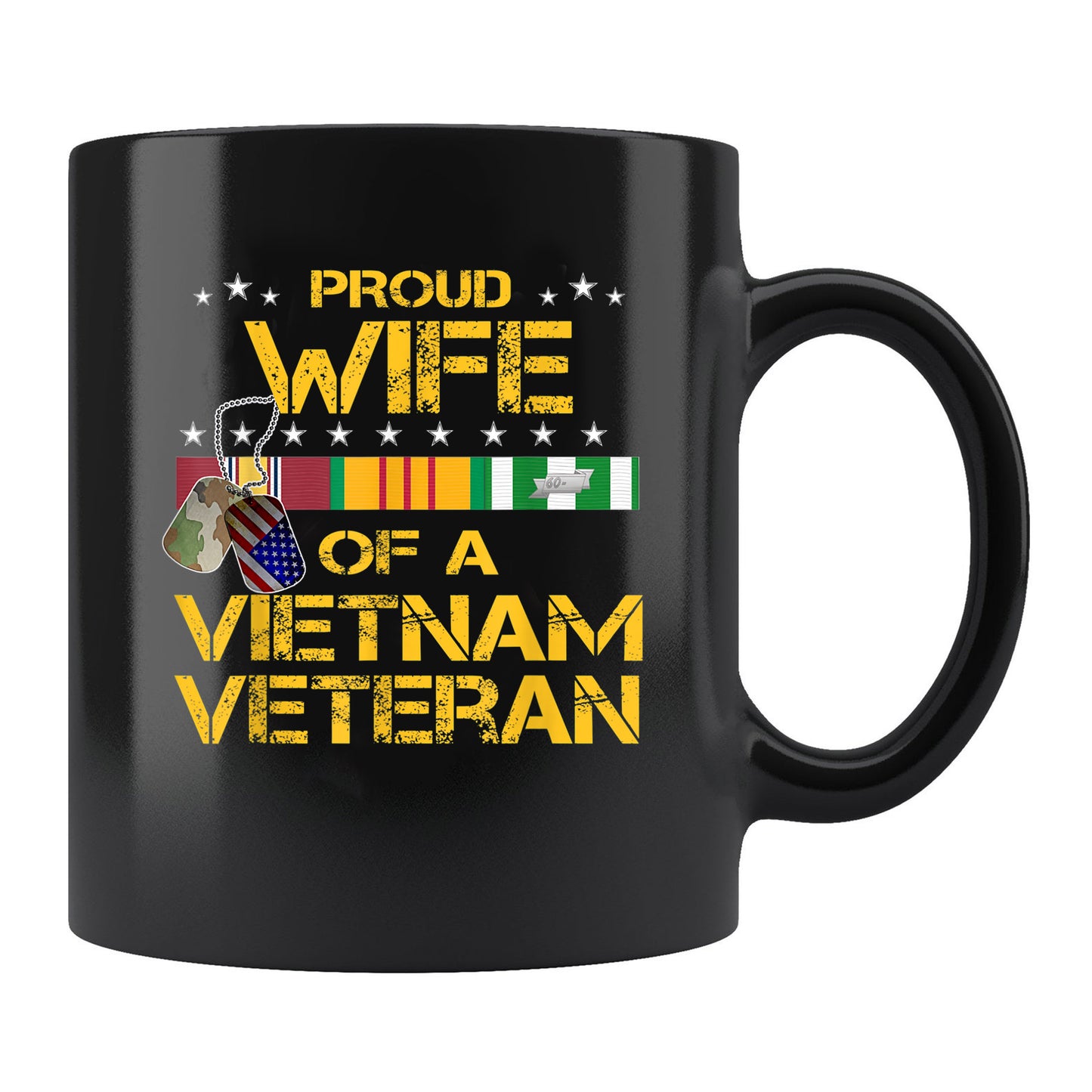 Memorial Day 2021 Vietnam Veteran Mug Proud Vietnam Veteran US Flag Ribbon Father Gift Tee Mug, 11oz or 15oz, Air Force Memorial Mug, Usaf Mug