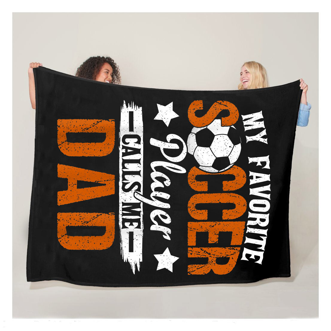 My Favorite Soccer Player Calls Me Dad Fathers Day Fleece Blanket,  Soccer Blankets, Soccer Gifts, Happy Fathers Day Gift Ideas For Dad