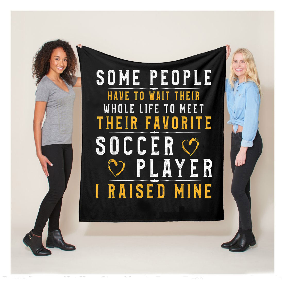 Soccer Player Dad Mom I Raised My Favorite Player Fleece Blanket,  Soccer Blankets, Soccer Gifts, Happy Fathers Day Gift Ideas For Dad
