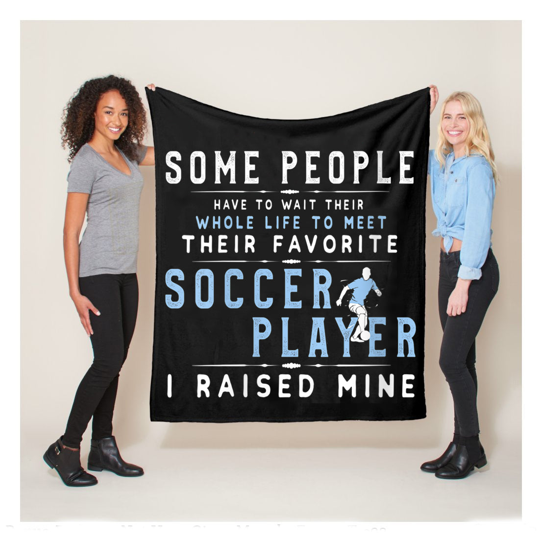 Funny I Raised My Favorite Soccer Player Sherpa Blanket,  Soccer Blankets, Soccer Gifts, Happy Fathers Day Gift Ideas For Dad