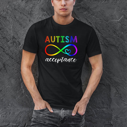 Red Instead Autism Shirt, Autism Acceptance Shirt, Men T-Shirt