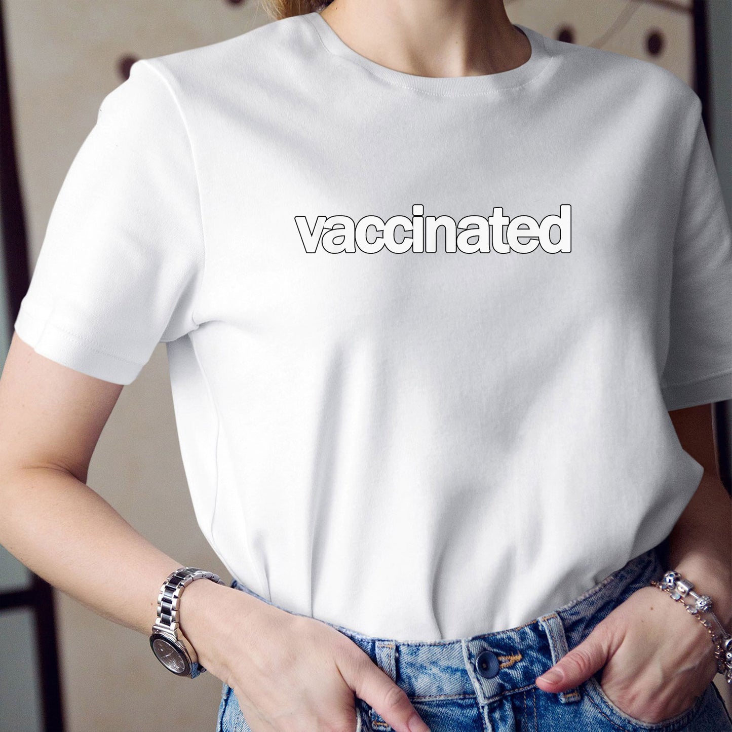 Vaccinated Shirt, Im Vaccinated TShirt, Cotton Shirt,  Women Shirt