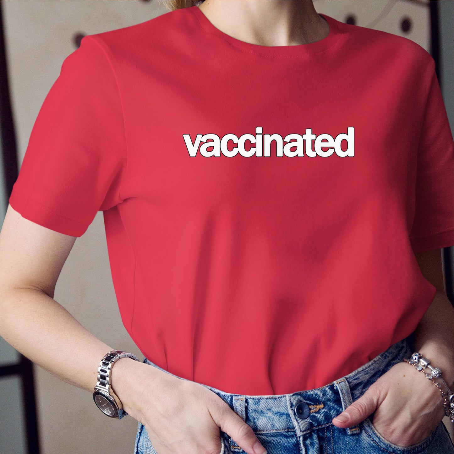 Vaccinated Shirt, Im Vaccinated TShirt, Cotton Shirt,  Women Shirt